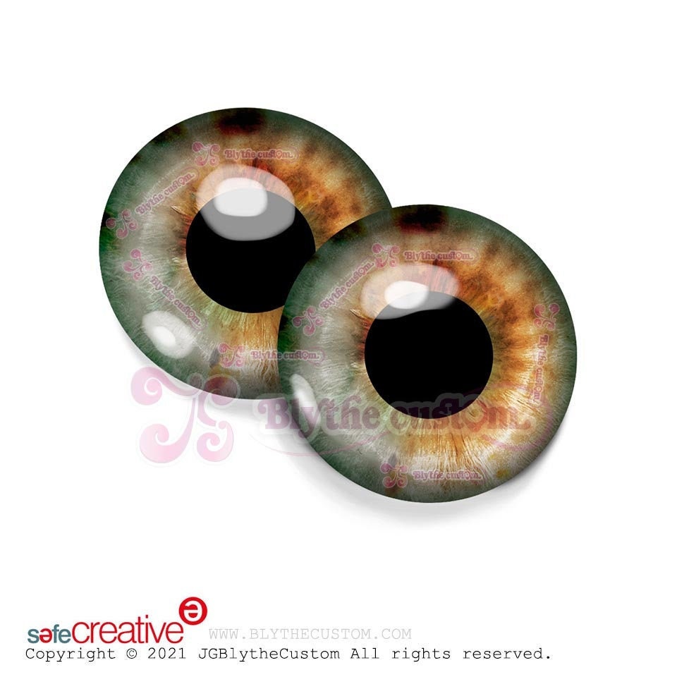 Par de eyechips de cristal GR264