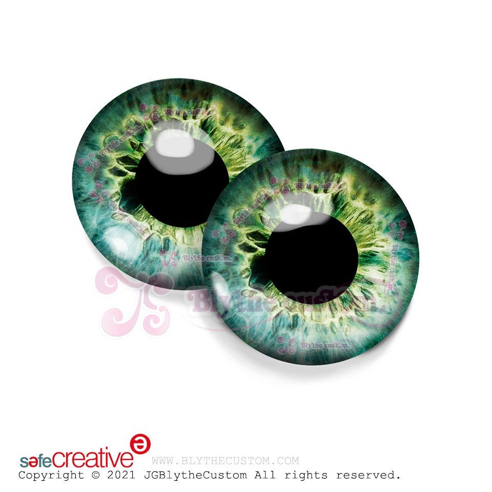 Par de eyechips de cristal GR260