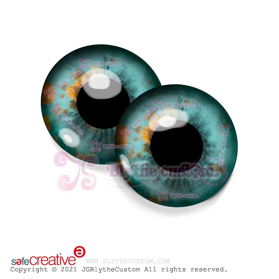 Par de eyechips de cristal GR265