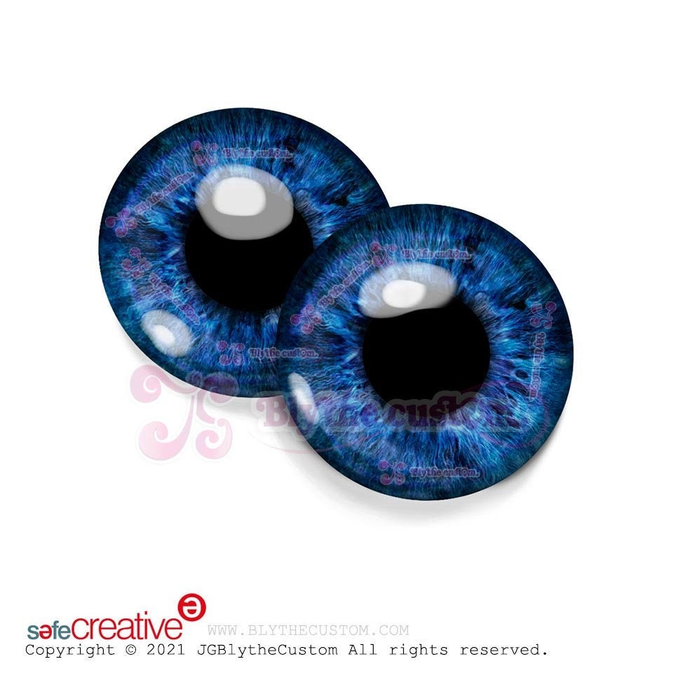 Par de eyechips de cristal BL240