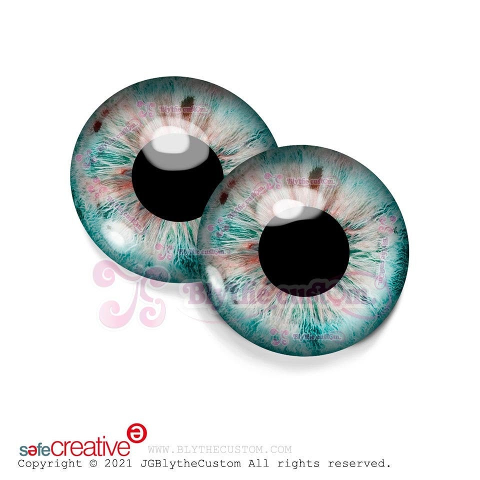 Par de eyechips de cristal BL277