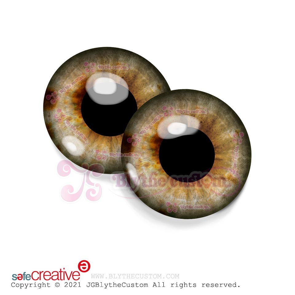 Par de eyechips de cristal BR270