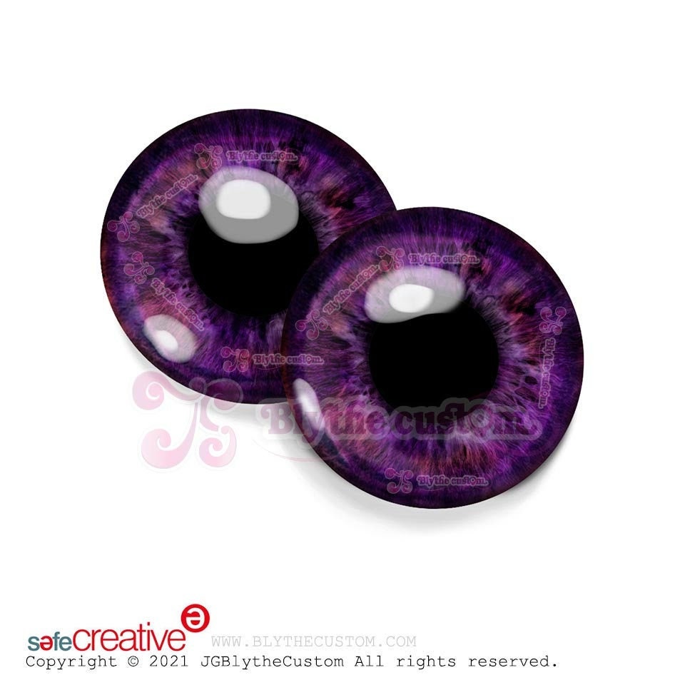Par de eyechips de cristal SP239