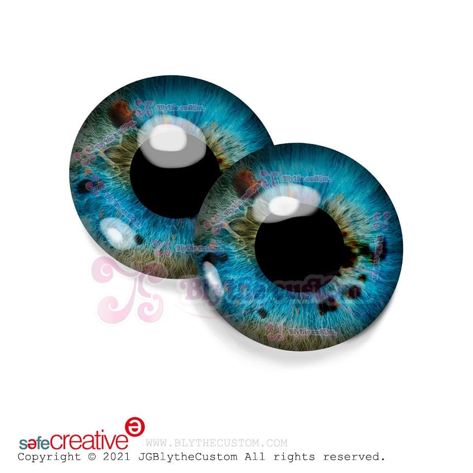 Par de eyechips de cristal BL276