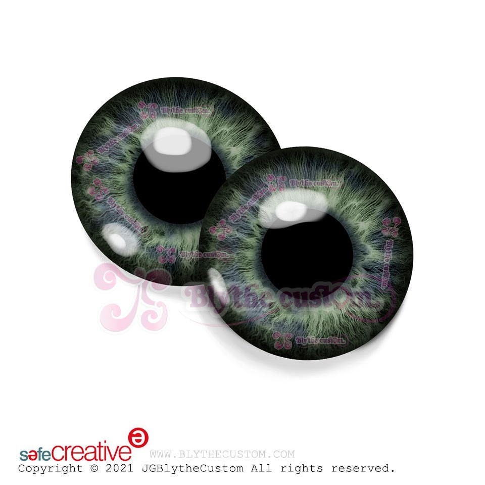 Par de eyechips de cristal BL250