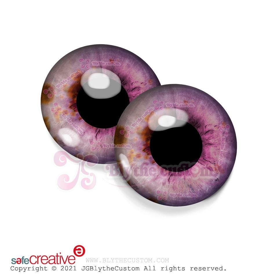 Par de eyechips de cristal SP262